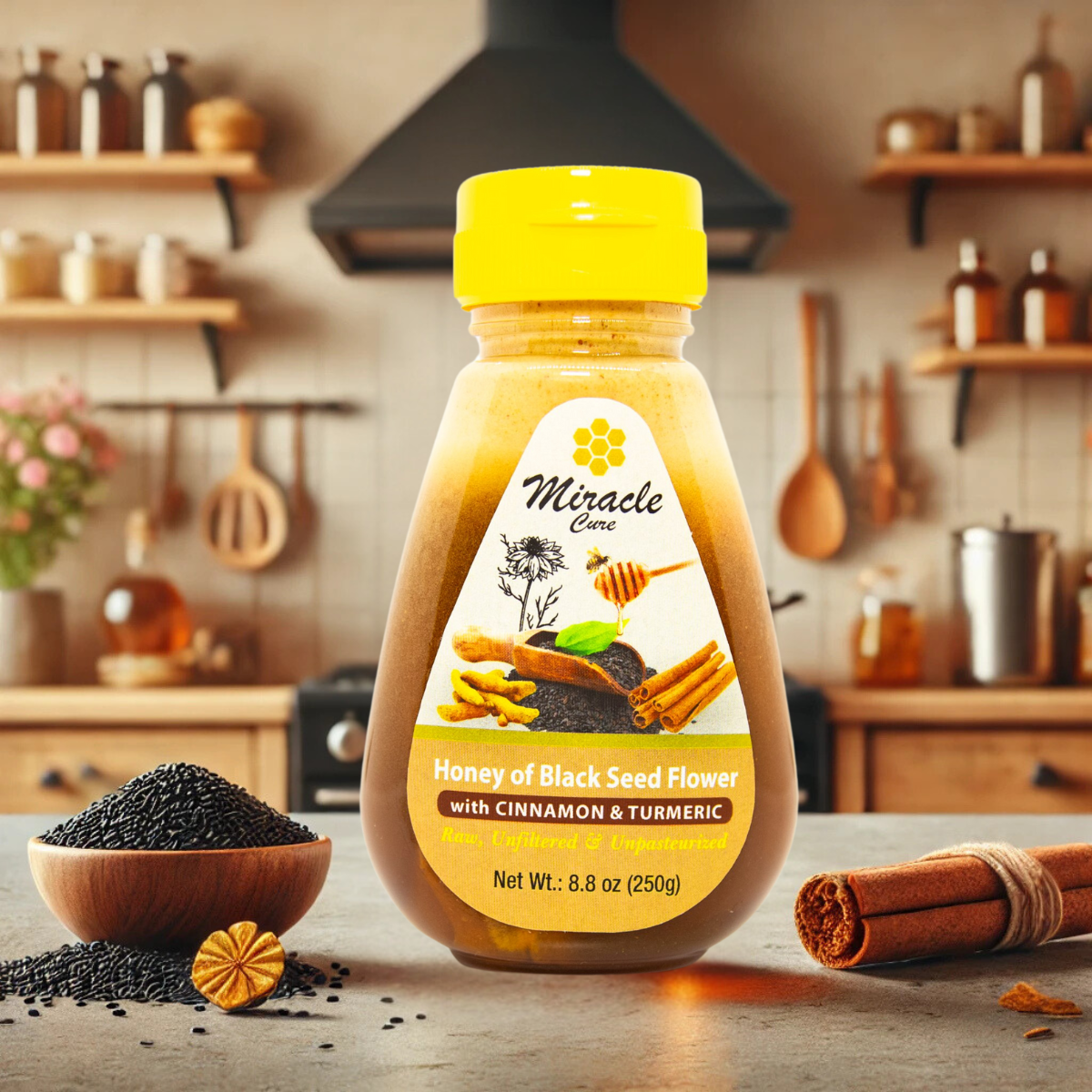 black seed flower honey benefits Black Seed Honey with Cinnamon & Turmeric