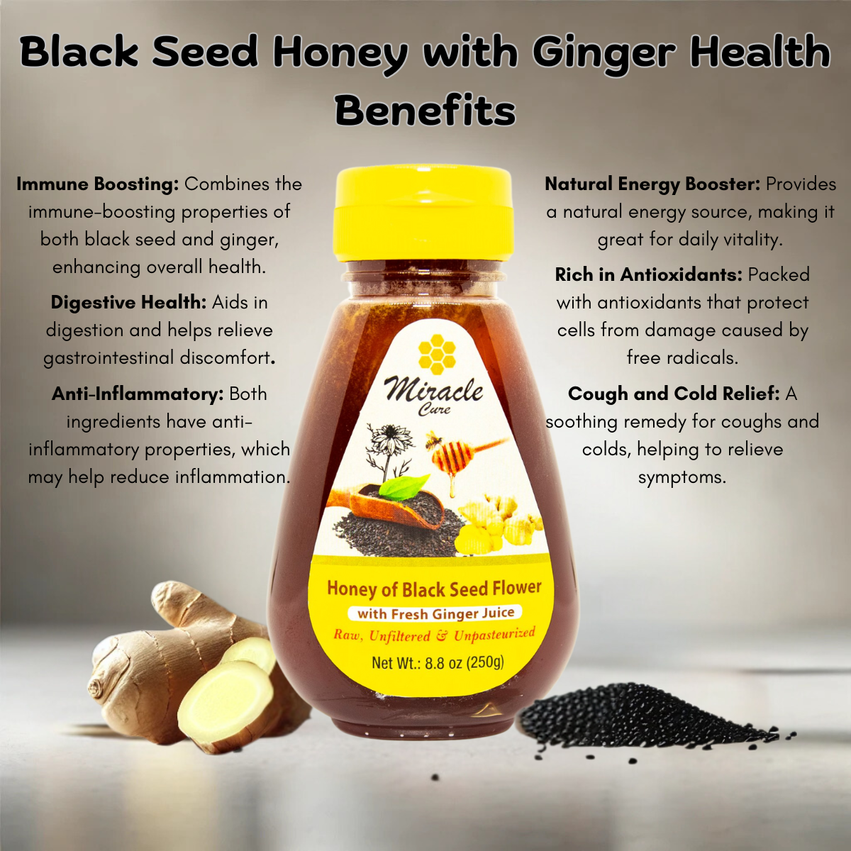 black seed flower honey benefits Black Seed Honey with Ginger
